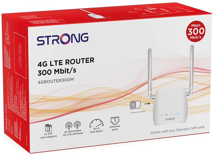 STRONG 4G LTE WLAN Router 300MLTE Wi-Fi 802.11b/g/N LAN Port SIM Adapter