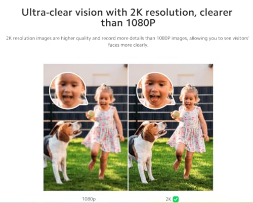 Xiaomi Smart Doorbell 3S Video-Türklingel, Akku 5200 mAh, IP65, 2‑Wege-Audio, WLAN 2,4 GHz, Nachtsicht, Verkabelt & Kabellos, Schwarz