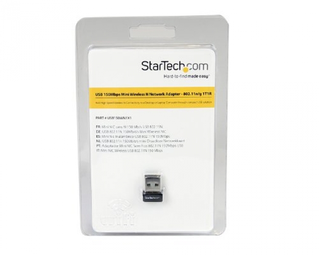 StarTech.com Netzwerk-Adapter (USB; 150 Mbps; Mini Wireless N)