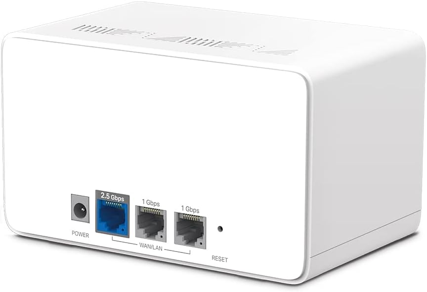 Mercusys Halo H90X Wi-Fi 6 Mesh Dual Band WLAN Router & Repeater up to 800m² for 150+ Devices White 3er Pack v1.0