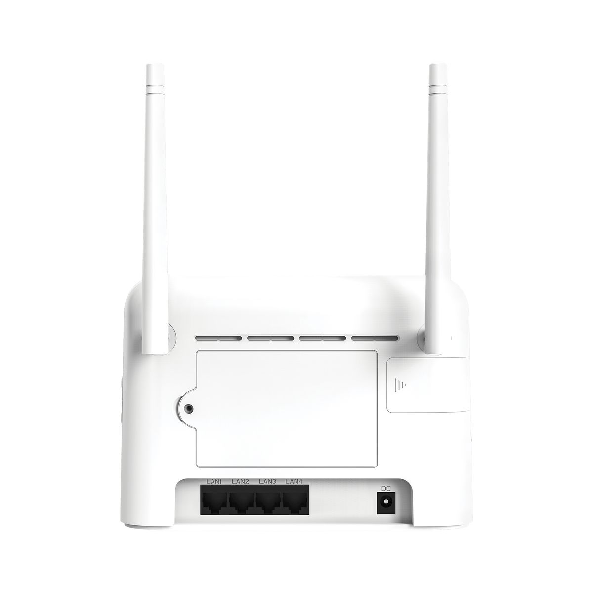 Strong 4GROUTER350 4G LTE Router für Mobilfunknetz, WLAN 2,4 GHz, 4x LAN, Dual SIM, 150 Mbit/s, Weiß, EU