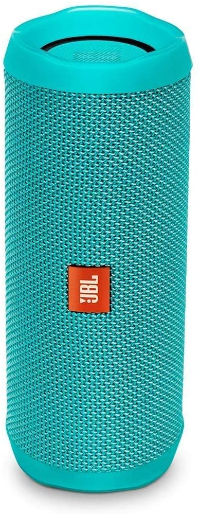 JBL Flip 4 Bluetooth Box in Petrol - Waterproof Portable Speaker with Hands-Free & Voice Assistant