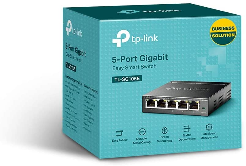 TP-Link TL-SG105E L2 Gigabit Ethernet 10/100/1000