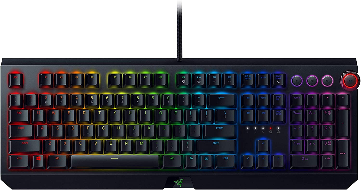 Razer BlackWidow Elite Gaming Keyboard Green Switches Chroma RGB DEU Layout QWERTZ