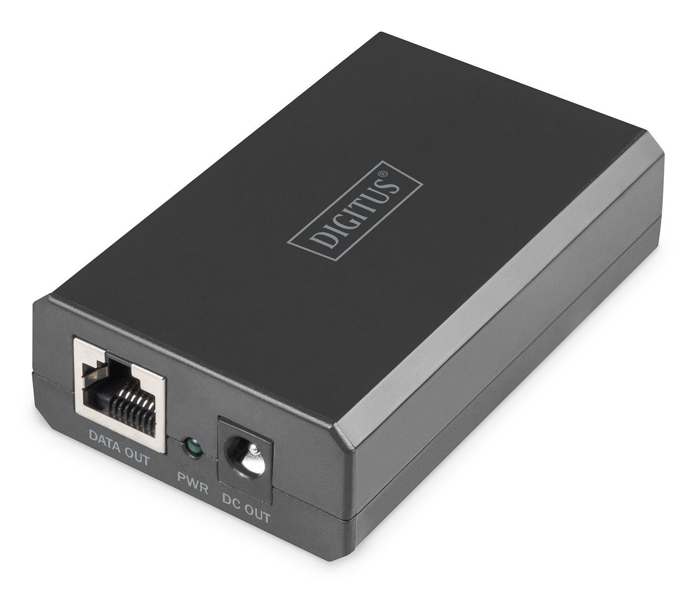 Digitus DN-95211 Gigabit Ethernet PoE Splitter, IEEE 802.3bt, 51 W, Schwarz