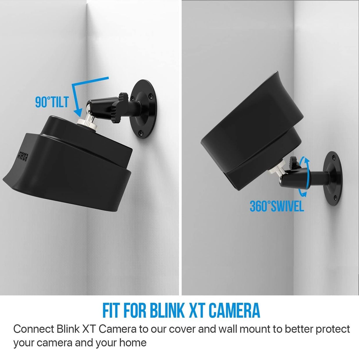 Frienda Blink XT Camera Wall Mount Bracket, Weather Proof 360 Degree 2 pieces