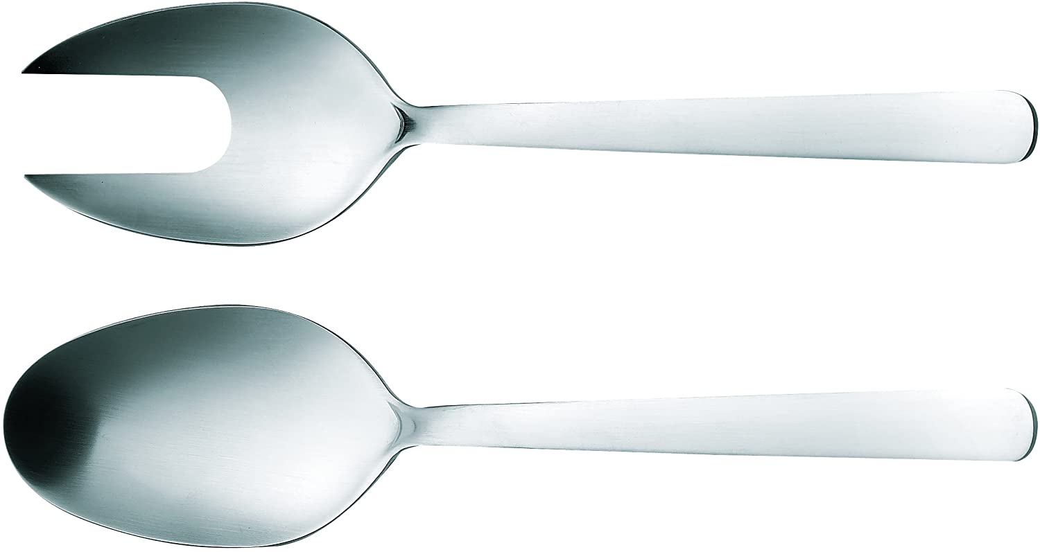 Fiskars Salad Servers Set of 2 Quality Steel Silver/Matte Functional Form 1002960