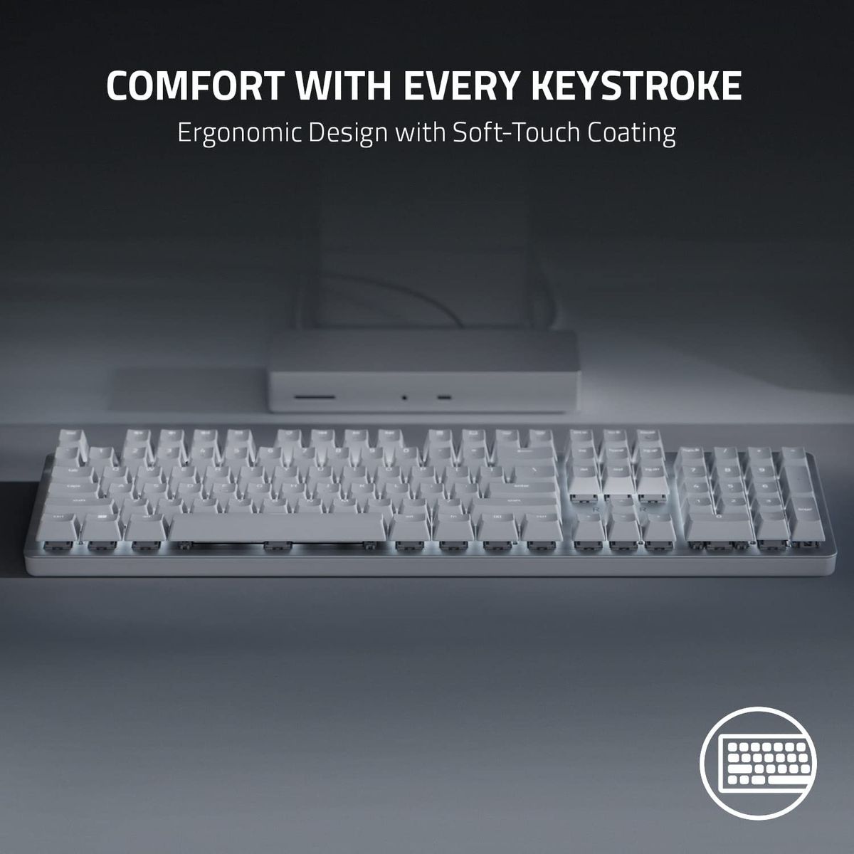 Razer Pro Type Ultra Gaming Keyboard Dual Wireless Yellow Switches DE-Layout
