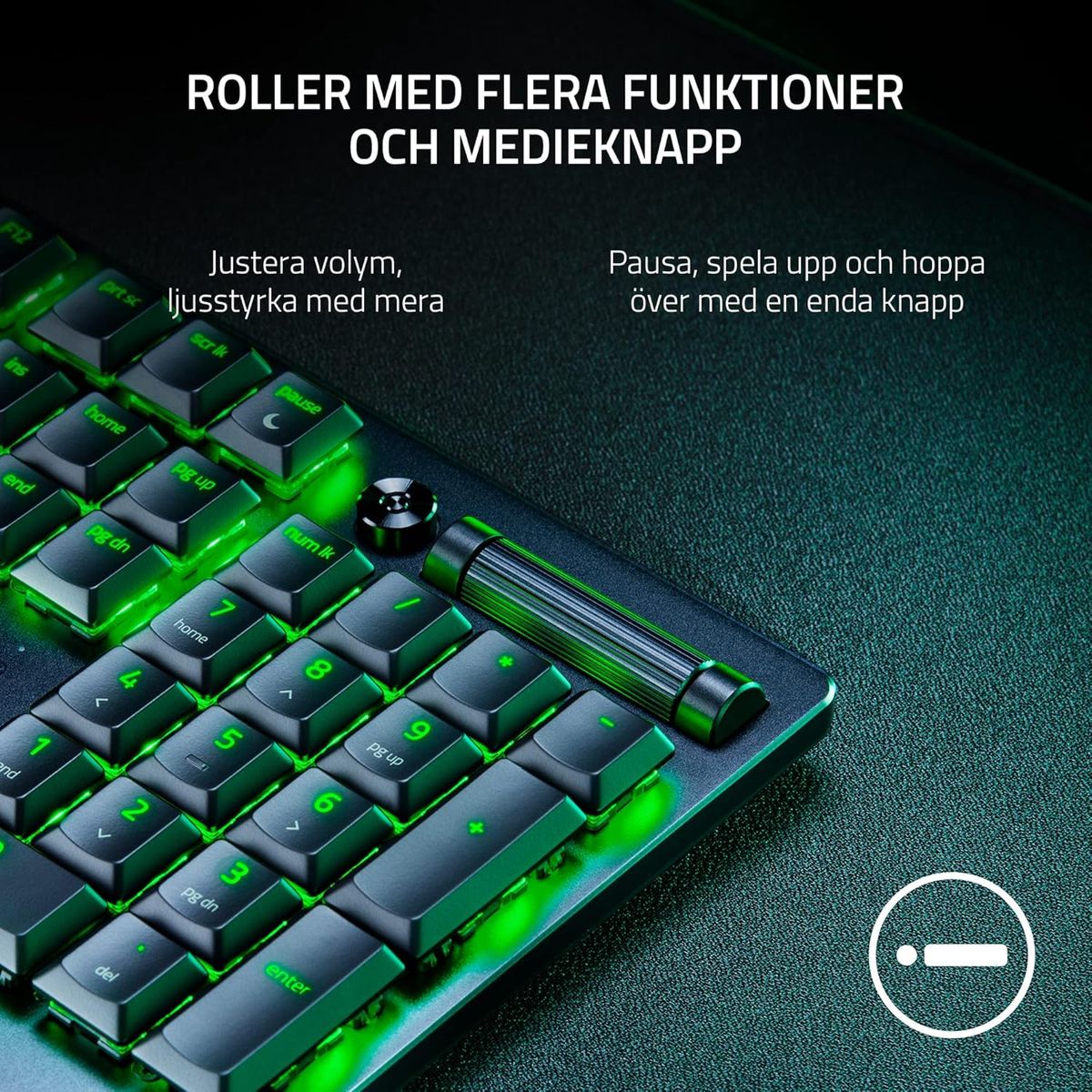 Razer Deathstalker V2 Pro - NORDIC Layout - QWERTY