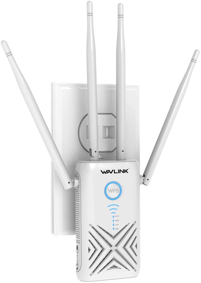 WAVLINK AC1200 Gigabit WLAN Repeater/WLAN Amplifier/Access Point (Dual WLAN AC+N, 5GHz/867Mbps and 2.4GHz/300Mbps)