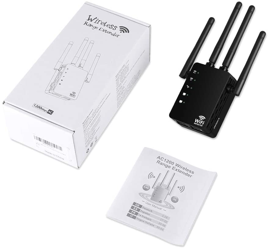 Aigital WiFi Repeater Modem Black