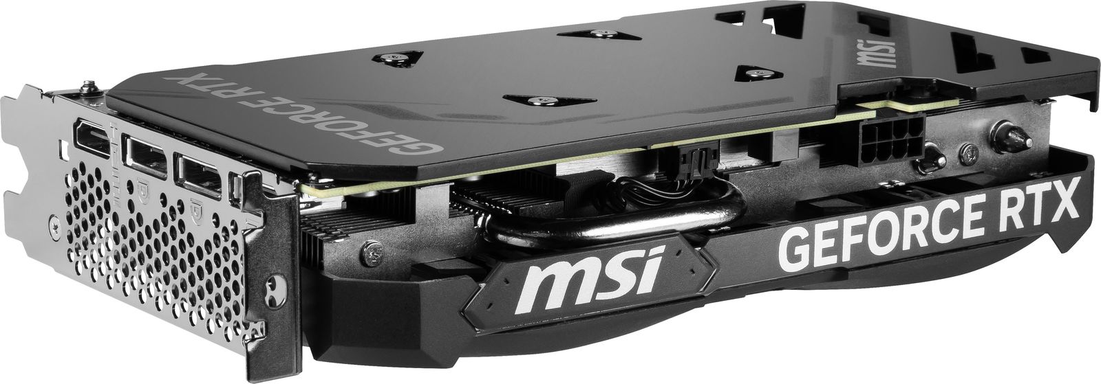 MSI GeForce RTX 4060 Ti VENTUS 2X BLACK 8G OC, 8 GB GDDR6, PCIe 4.0, HDMI 2.1a, DisplayPort 1.4a, 160 W, 1x 8-pin, 2 Lüfter, Schwarz