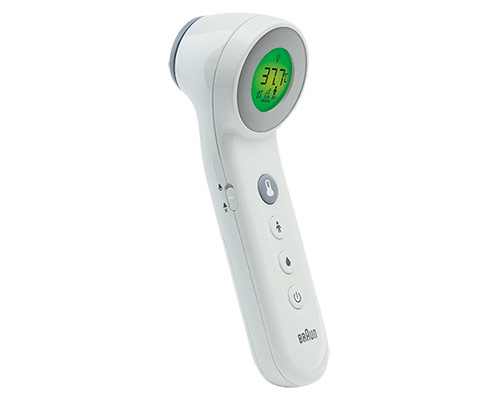 Braun BNT400 Digital Clinical Thermometer Remote White Forehead
