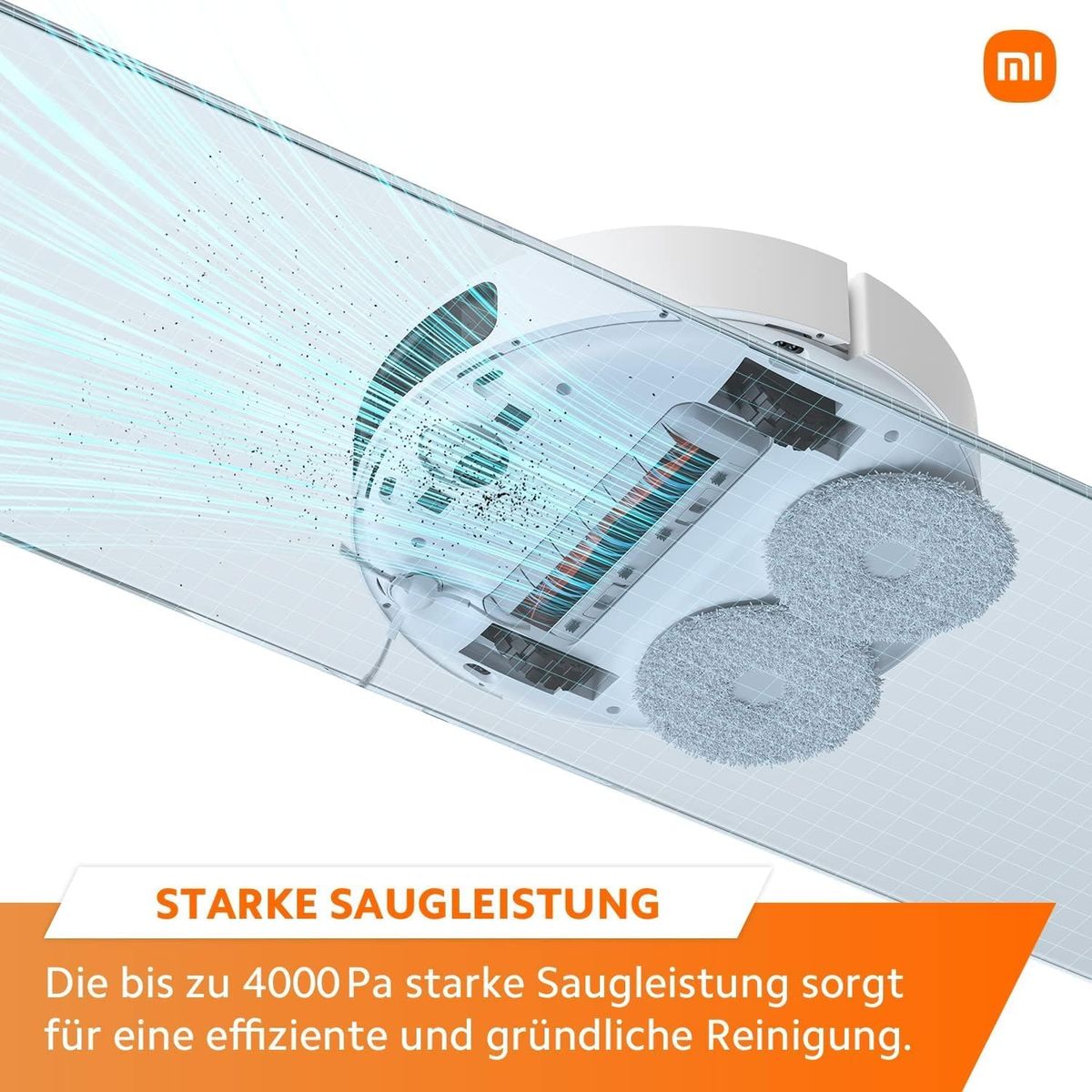 Xiaomi S10+ Roboter-Staubsauger Beutellos Weiß