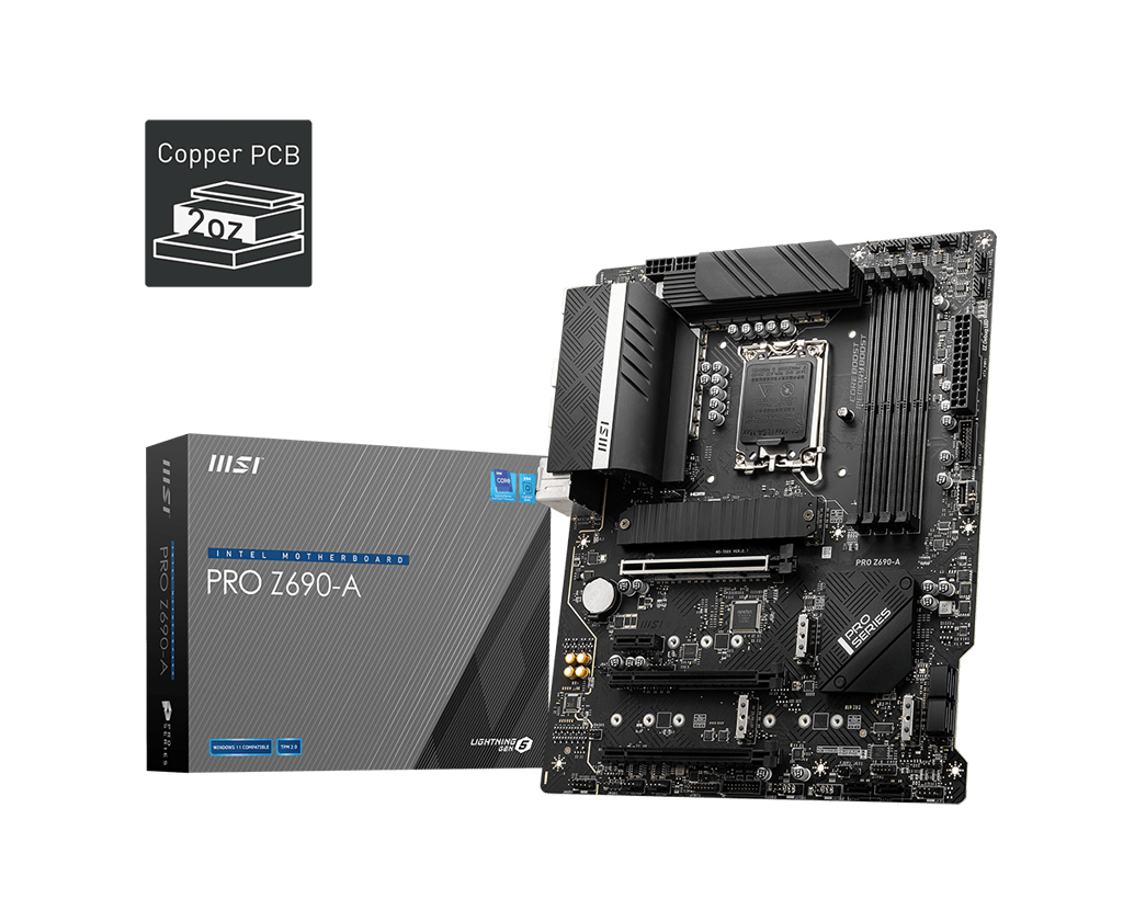 MSI PRO Z690-A Motherboard Intel Z690 LGA 1700 ATX