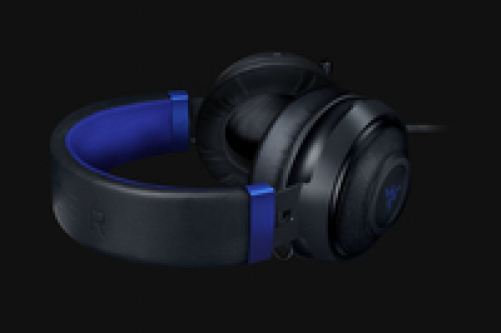 Razer Kraken for Console 2019 Gaming Headset Virtual 7.1 Surround-Sound 3.5mm Multi-Plattform Black/Blue