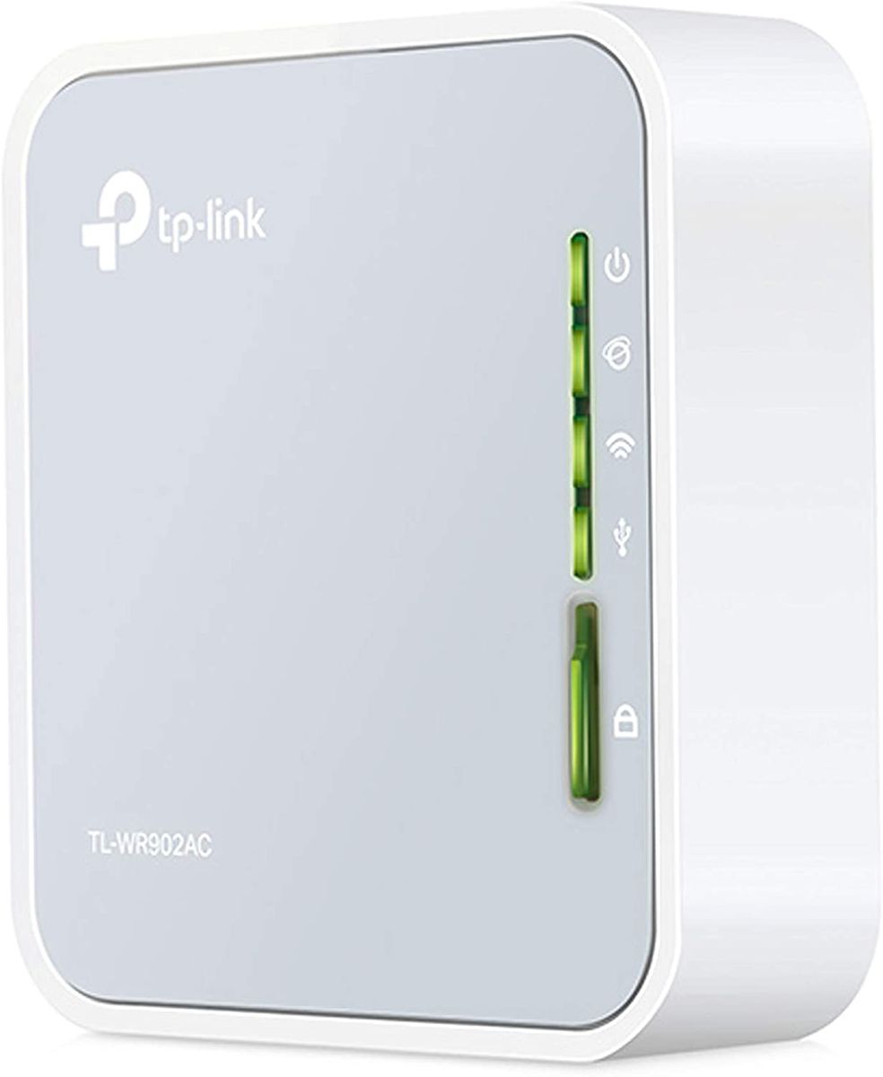 TP-Link TL-WR902AC EU AC750 Dual-Band WLAN Reise-Router für 3G 4G Modem V3