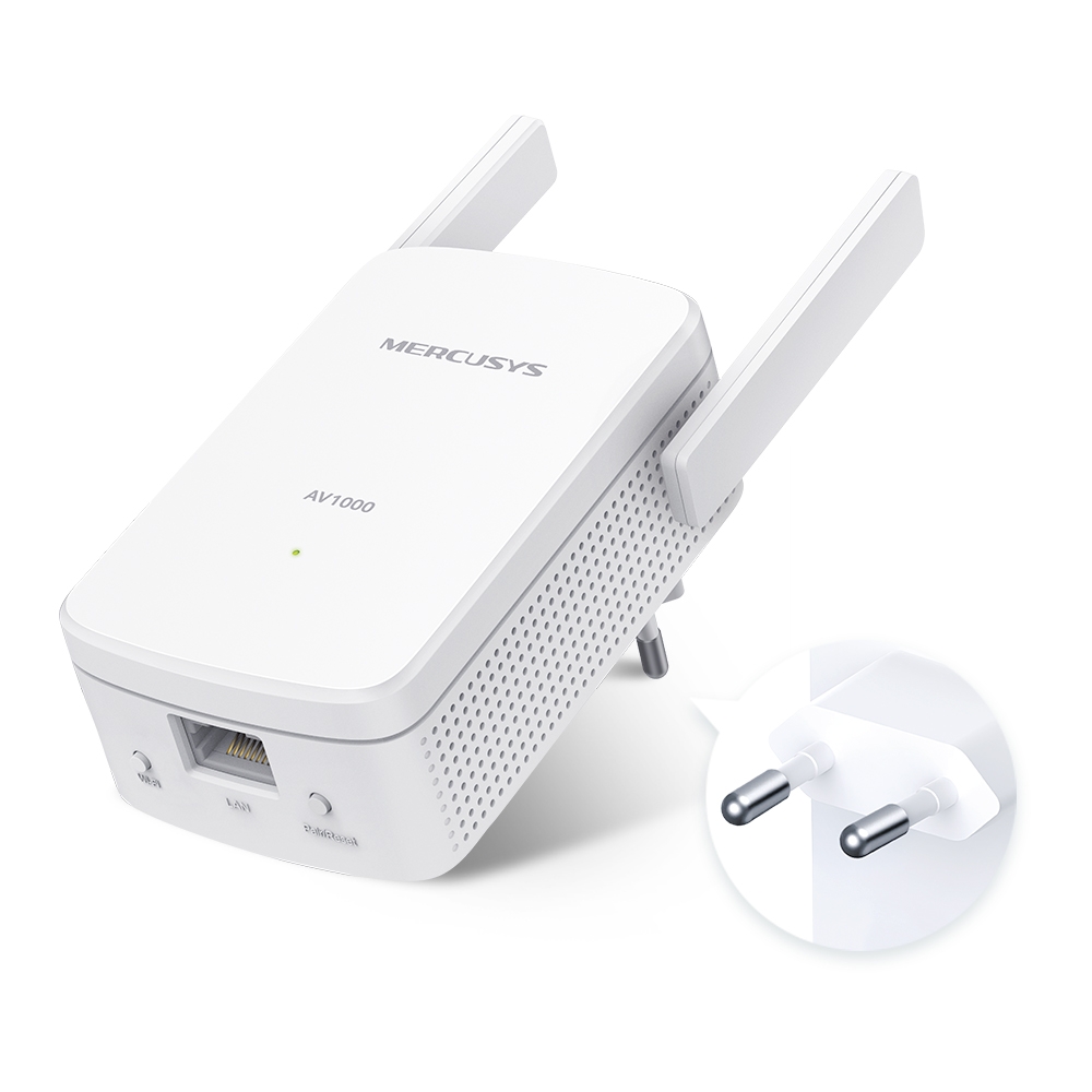 Mercusys MP510 KIT AV1000 Gigabit PowerLine WLAN Netzwerkadapter 300 Mbit/s WLAN White v1.0