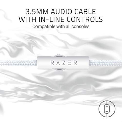 RAZER Kraken Merkury Edition Wired 7.1 Virtual Surround Gaming Headset weiß