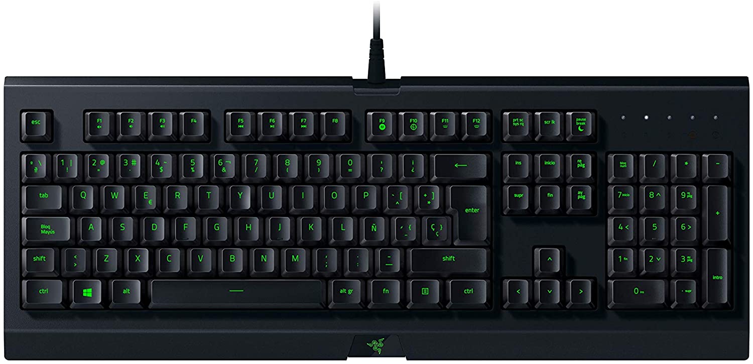Razer Cynosa Lite Gaming Keyboard Membrane Switches TKL Chroma RGB ESP Layout - QWERTY