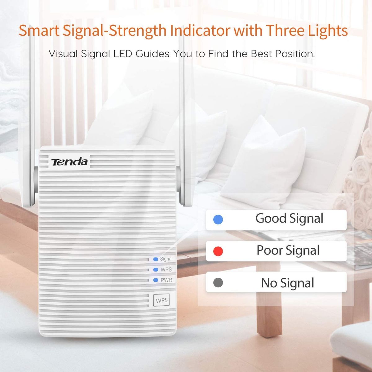 Tenda A18 Bridge & Repeater Network Repeater 867 Mbps