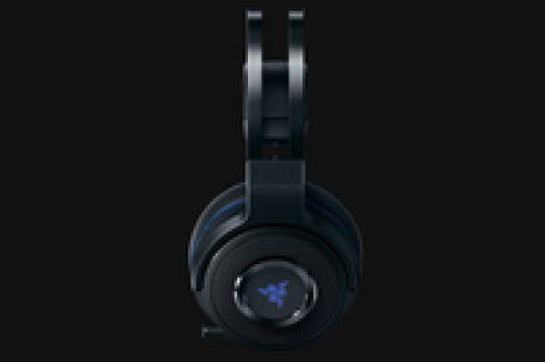Razer Thresher 7.1 Gaming Headset Wireless RF Virtual 7.1 Surround-Sound for PS4 Black