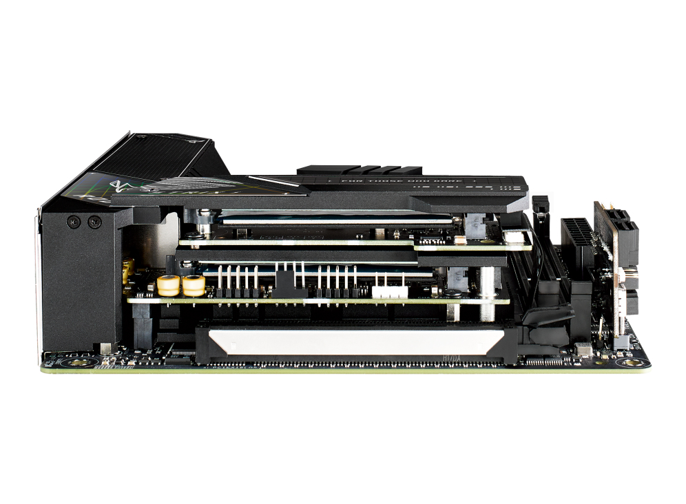 ASUS ROG Strix Z690-I Gaming WiFi Mainboard, Intel Z690, LGA 1700, mini-ITX, DDR5, 2x M.2, Wi‑Fi 6E, 2.5GbE, Thunderbolt 4