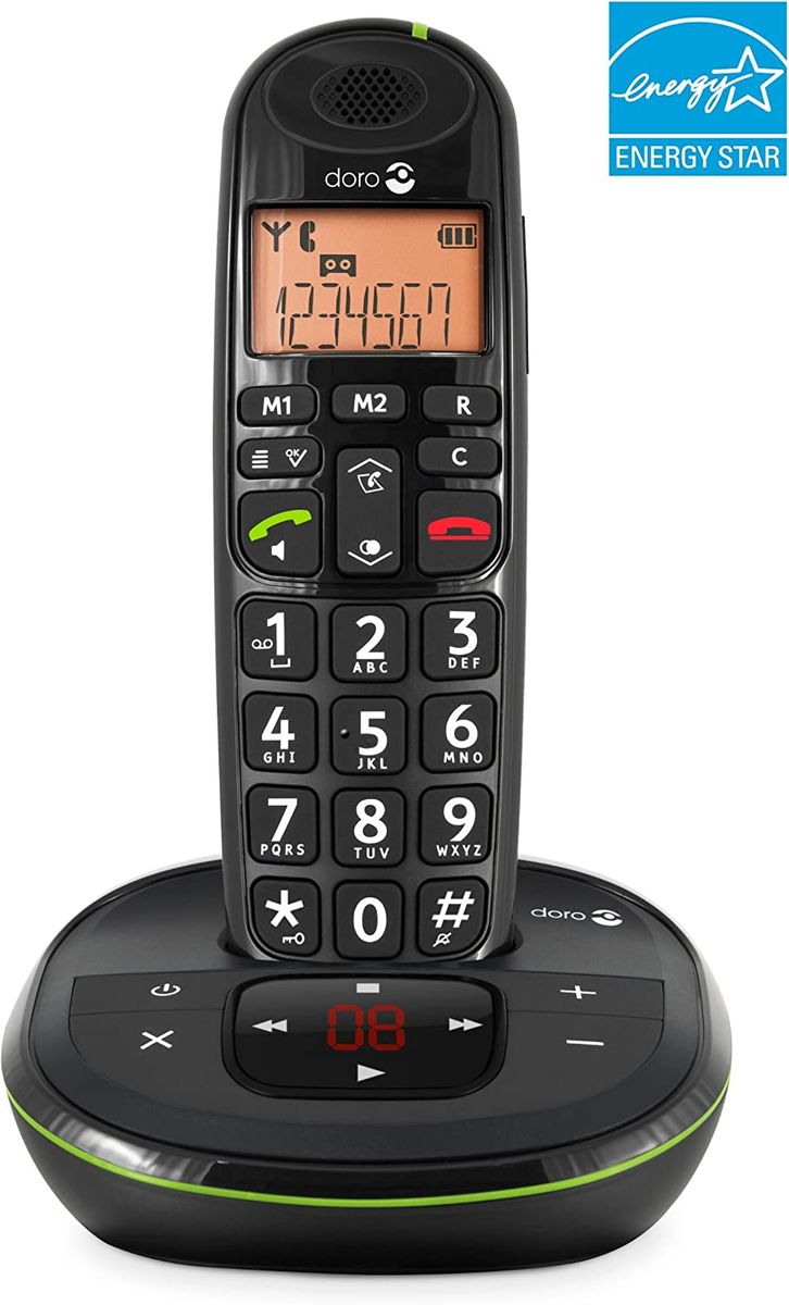 Doro 380102 PhoneEasy 105wr Schnurloses DECT-Telefon Anrufbeantworter