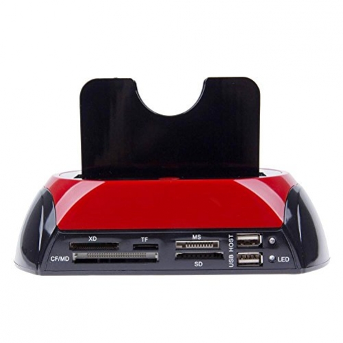 Tempo di Saldi Docking Station 2 Hard Disk 2.5 3.5 SATA IDE SATA USB 2.0 3.0 HDD Player SD