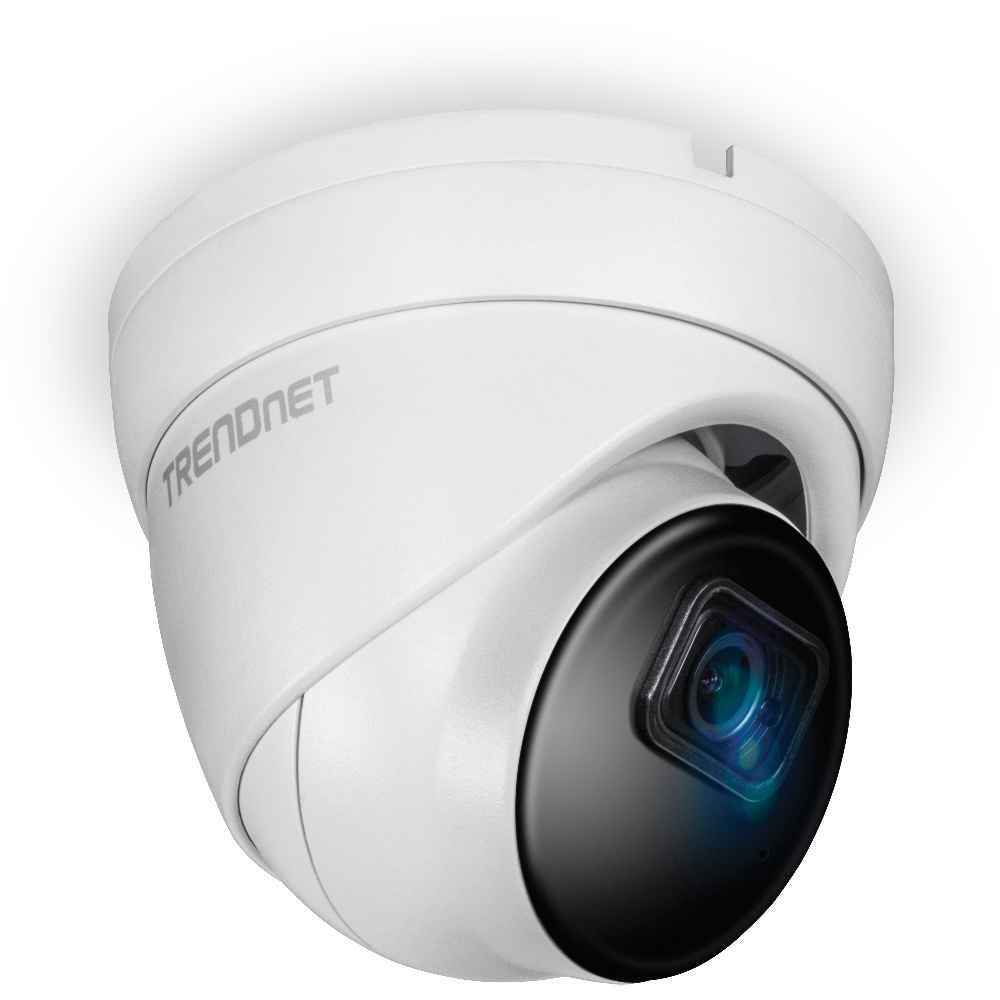 TRENDnet TV-IP1515PI Turret IP-Sicherheitskamera, Innen & Außen, 5 MP 2592 x 1920, PoE, IP67, Nachtsicht 30 m, MicroSD, Deckenmontage, Weiß