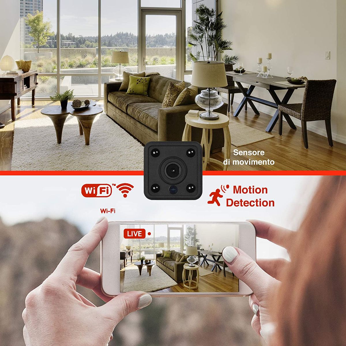 Insygrow Hidden Camera With Sd Card 64 Gb Included Spy Camera Wifi Mini Micro Camera Indoor Outdoor Professional Surveillance Camera Infrared Wireless Spy Cam