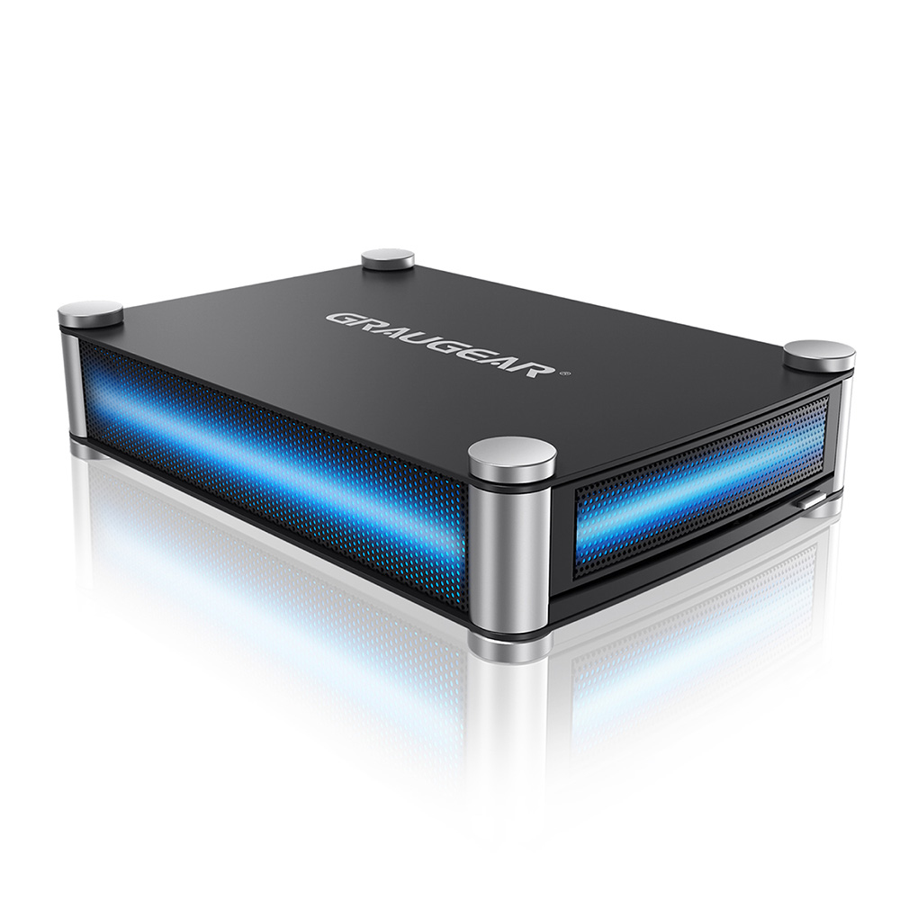 GRAUGEAR | Externes Gehäuse für 1x 5,25 SATA Laufwerk | Blu-Ray-CD-DVD Laufwerk | USB 3.0-eSATA-Anschluss | USB-C Adapter | G-5251