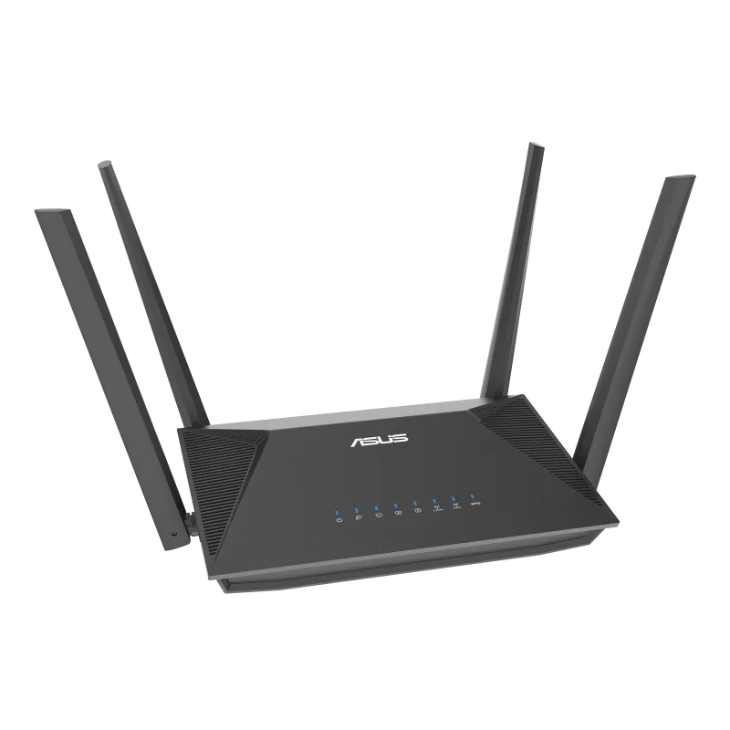 ASUS RT-AX52 AX1800 AiMesh WLAN-Router Gigabit Ethernet Dual-Band (2,4 GHz/5 GHz) Schwarz