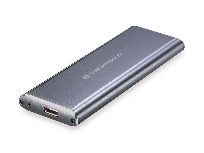 Conceptronic Festplattengehäuse M.2 SSD-Gehäuse USB 3.1 Type-C