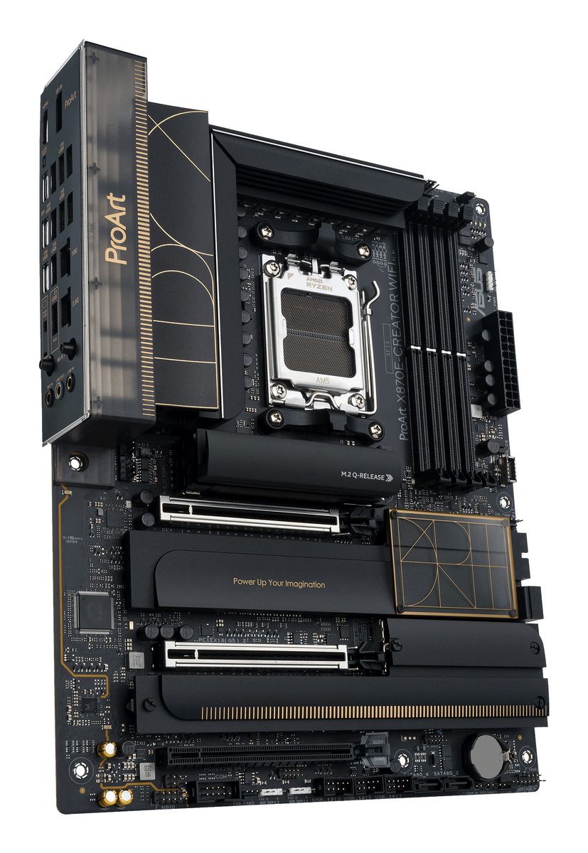 ASUS ProArt X870E-CREATOR WiFi Mainboard, AMD X870E Chipsatz, Sockel AM5, ATX, DDR5, USB4, 10G + 2.5G LAN, Wi‑Fi 7, Bluetooth 5.4, 7.1 Audio