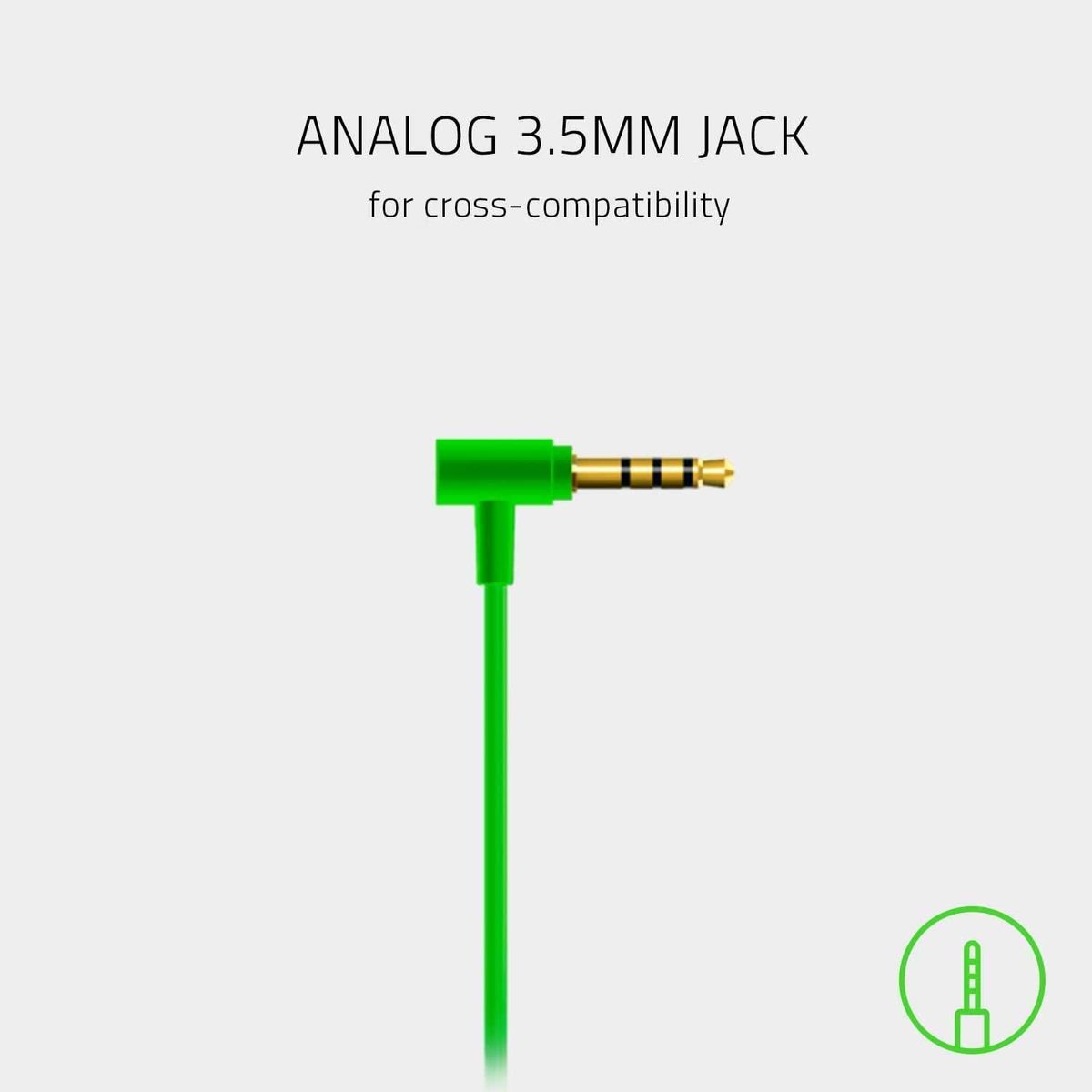 Razer Hammerhead Duo for Console Mobile Headset InEar Stereo 3.5mm Black/Green