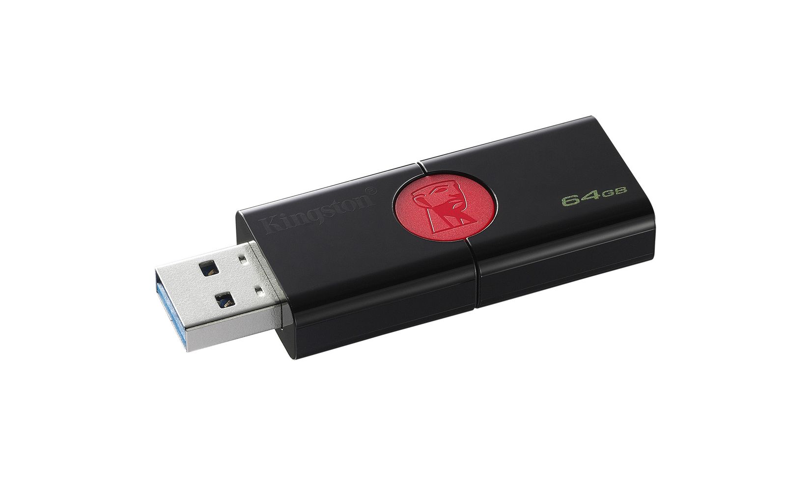 Kingston DataTraveler 106 USB-Stick 64 GB USB Typ-A 3.2 Gen 1 (3.1 Gen 1) Schwarz, Rot