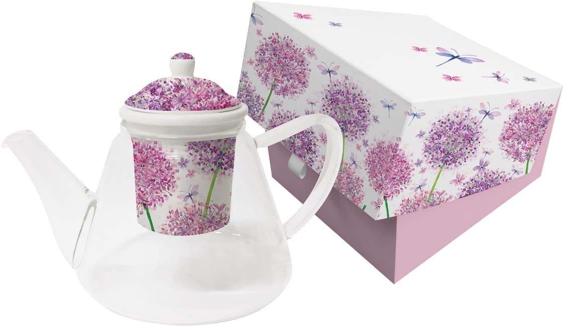 Paperproducts Design Glass Teapot & Dandelion