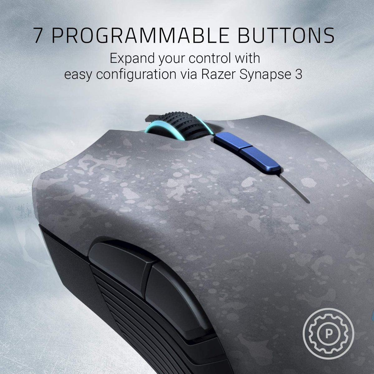 Razer Mamba Gears 5 Gaming Mouse Wireless RF 16.000 DPI Ergonomic