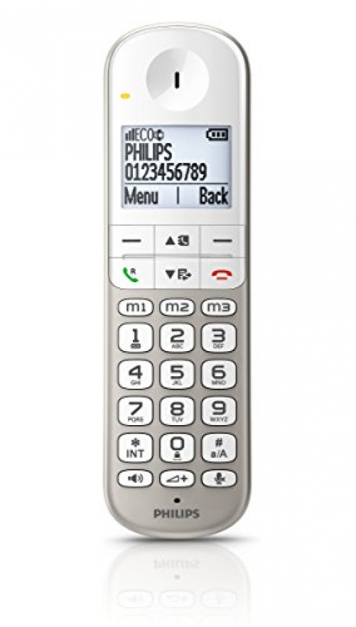Philips XL4901S/38 schnurloses Telefon große Tasten hörgerätekompatibel