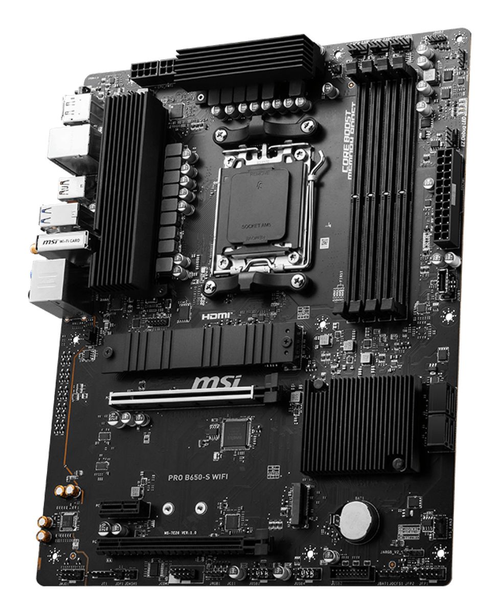 MSI PRO B650-S WIFI Motherboard AMD B650 Sockel AM5 ATX