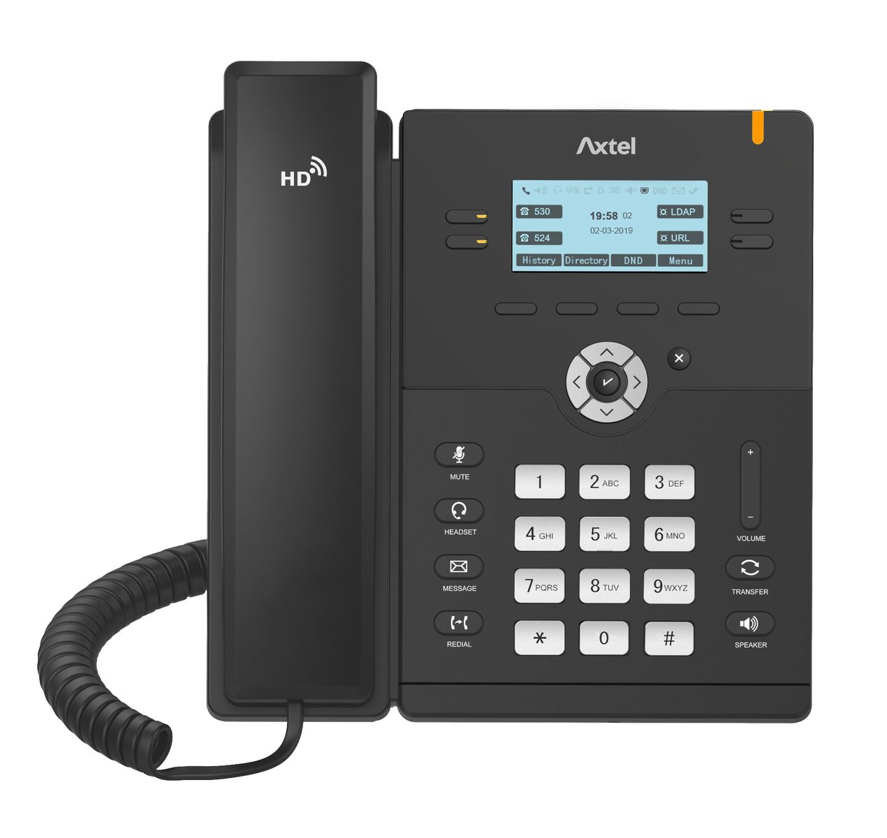 Axtel AX-300G IP-Telefon Schwarz 4 Zeilen LCD
