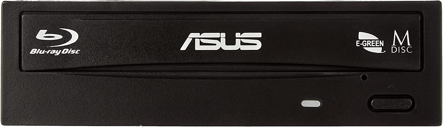 Asus BW-16D1HT Silent interner Blu-Ray Brenner (16x BD-R (SL), 12x BD-R (DL), 16x DVD±R), Bulk, BDXL, Sata, Schwarz