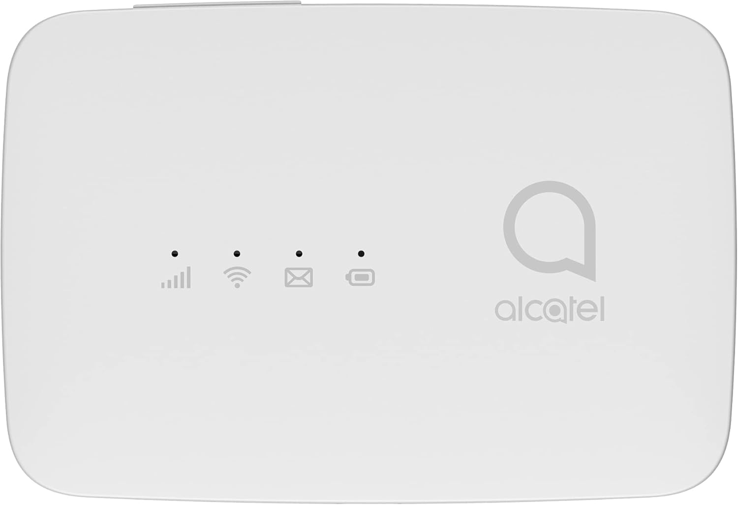 Alcatel MW45V2-2BALIT1 Mobile Hotspot 4G LTE (Cat.4), WLAN, bis zu 15 Geräte, Akku 2150 mAh, Weiß
