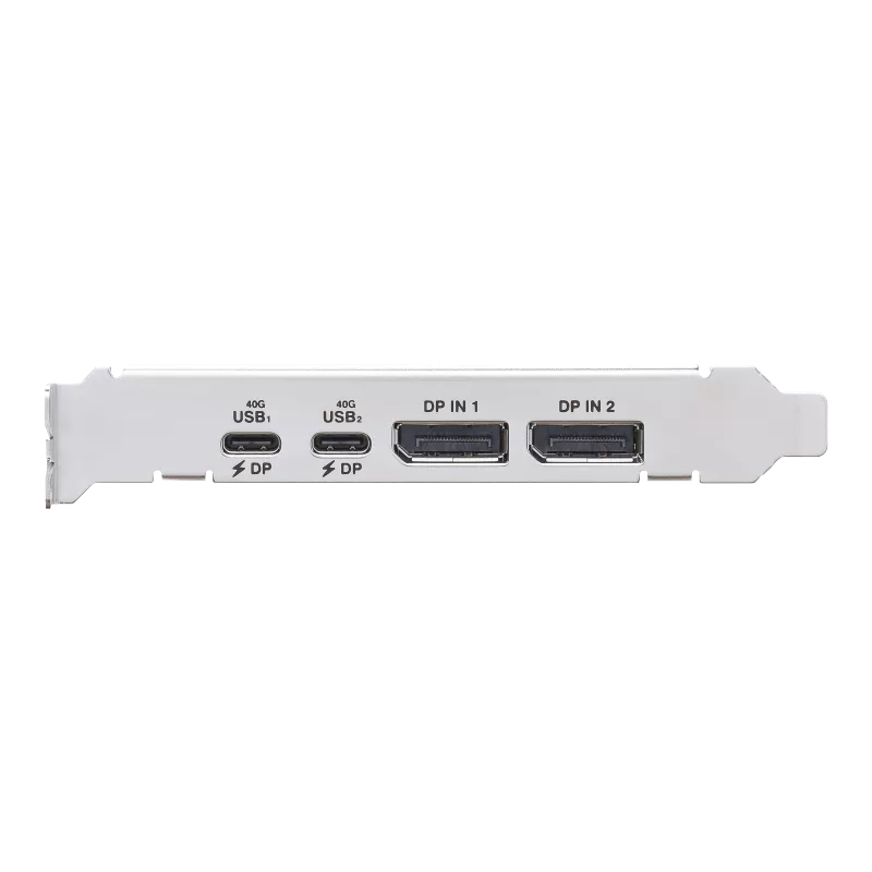 ASUS 90MC0CE0-M0EAY0 USB4 PCIe Gen4 Schnittstellenkarte, USB Typ-C & DisplayPort Ausgang, PCIe 4.0, für PC, Windows 10/11