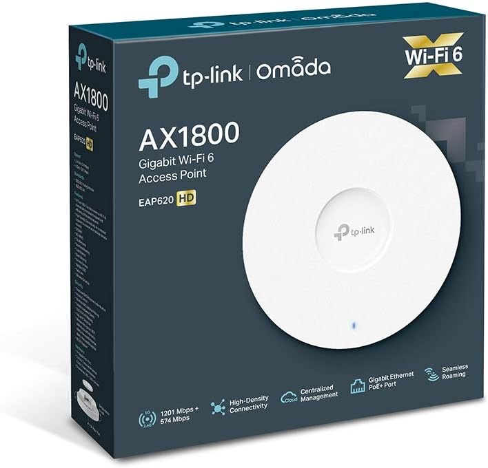 TP-Link Omada AX1800 Wireless Dual Band Ceiling Mount Access Point