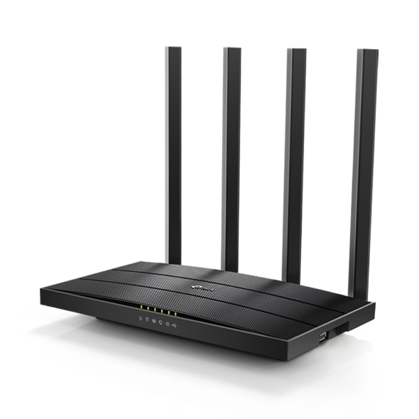 TP-Link Archer C6U WLAN-Router Gigabit Ethernet Dual-Band (2,4 GHz/5 GHz) Schwarz