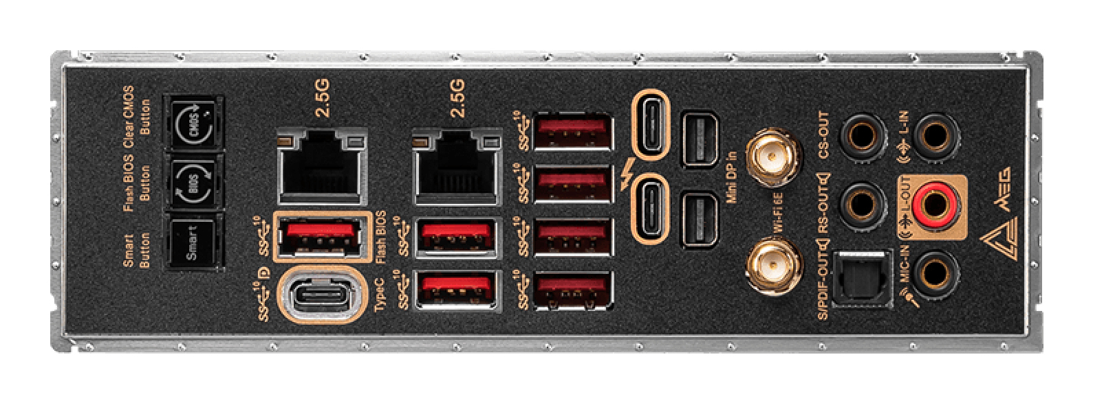 MSI MEG Z790 ACE Mainboard, Intel Z790 Chipsatz, LGA 1700, DDR5, 4x DIMM 128GB, 4x M.2, Wi‑Fi 6 & Bluetooth 5.3, 2.5GbE, HDMI 2.1, ATX