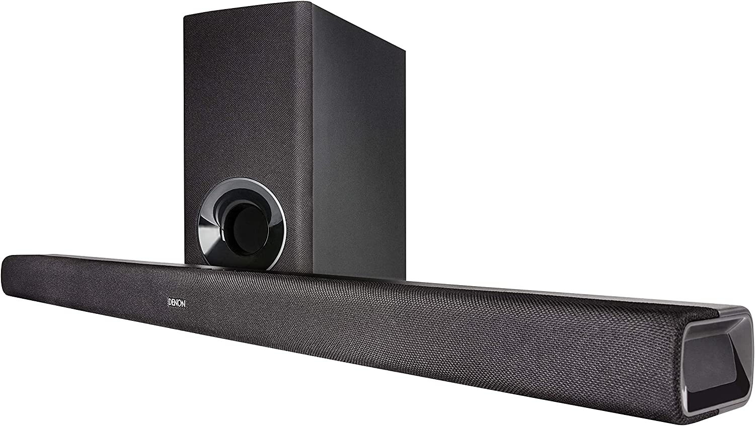 Denon DHTS-316BKE2 Soundbar mit Wireless Subwoofer (HDMI mit ARC, Opitcal, Bluetooth, Dolby und DTS Decoder) Schwarz Single