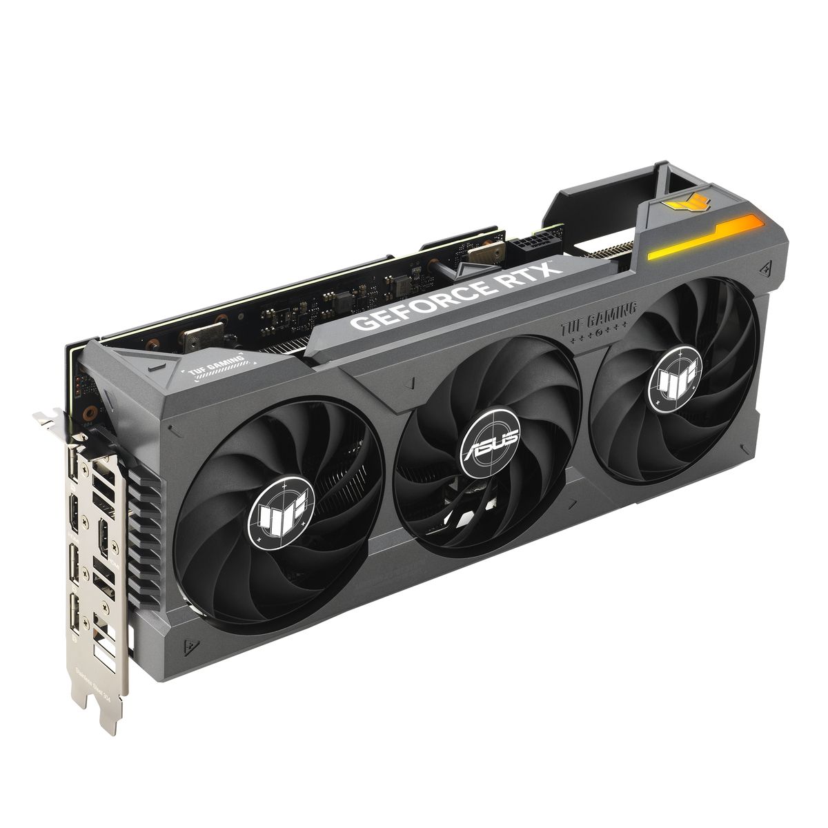 ASUS TUF Gaming TUF-RTX4070TI-12G-GAMING NVIDIA GeForce RTX 4070 Ti 12 GB GDDR6X, 16-pin, HDMI 2.1a, 3x DisplayPort 1.4a, 3.25-Slot, ARGB
